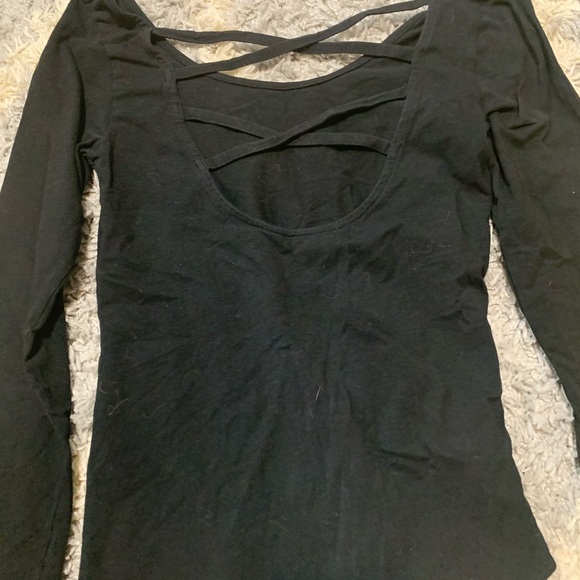 American Eagle black long sleeve body suit - Picture 2 of 2